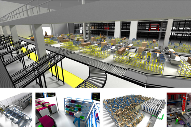 logunion 3D-Anlagen-Simulation zur Prozessoptimierung